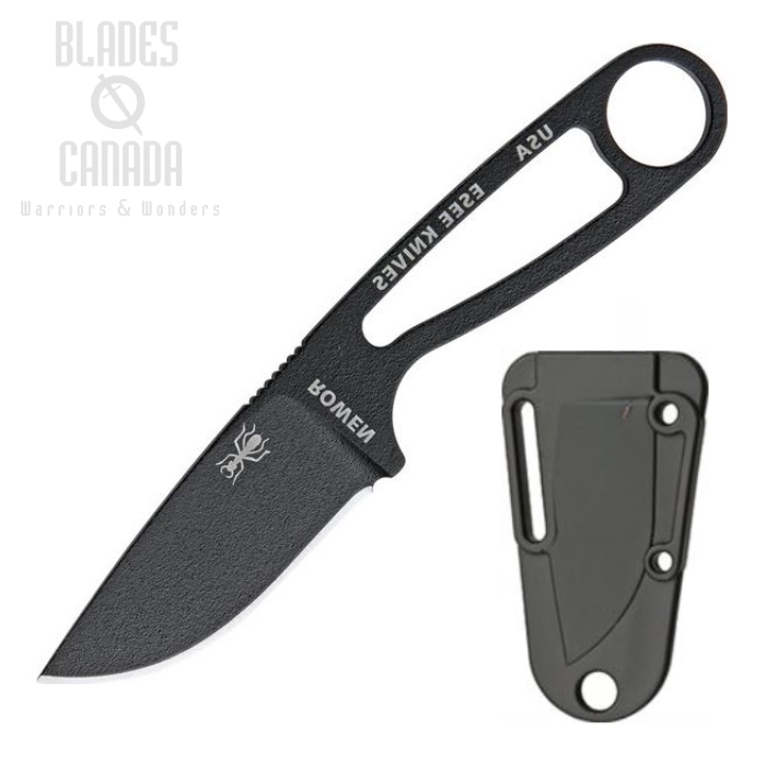 (image for) ESEE Izula Signature Mode Fixed Blade Knife, 1095 Carbon, Molded Sheath
